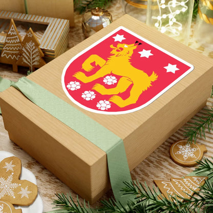 Egentliga Tavastlands vapen (Finland) (Coat of Arms) STICKER Vinyl Kiss-Cut Decal - The Sticker Space