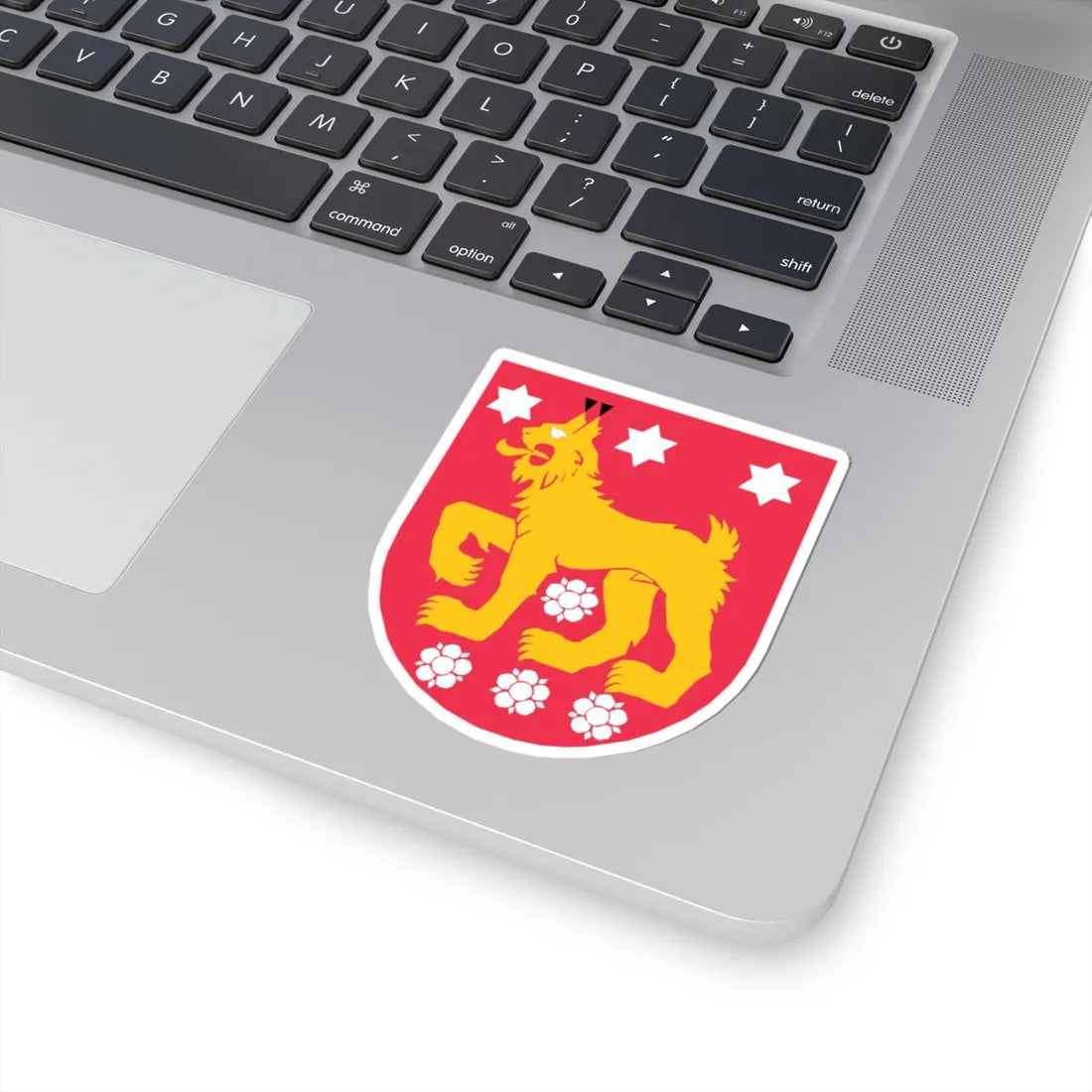 Egentliga Tavastlands vapen (Finland) (Coat of Arms) STICKER Vinyl Kiss-Cut Decal - The Sticker Space