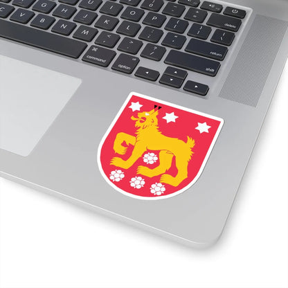 Egentliga Tavastlands vapen (Finland) (Coat of Arms) STICKER Vinyl Kiss-Cut Decal - The Sticker Space