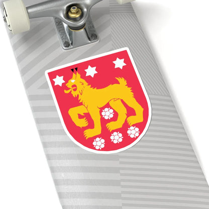Egentliga Tavastlands vapen (Finland) (Coat of Arms) STICKER Vinyl Kiss-Cut Decal - The Sticker Space