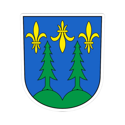 Egerkingen-blazon (Switzerland) (Coat of Arms) STICKER Vinyl Kiss-Cut Decal 3 Inch White - The Sticker Space