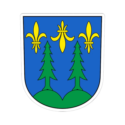 Egerkingen-blazon (Switzerland) (Coat of Arms) STICKER Vinyl Kiss-Cut Decal 6 Inch White - The Sticker Space