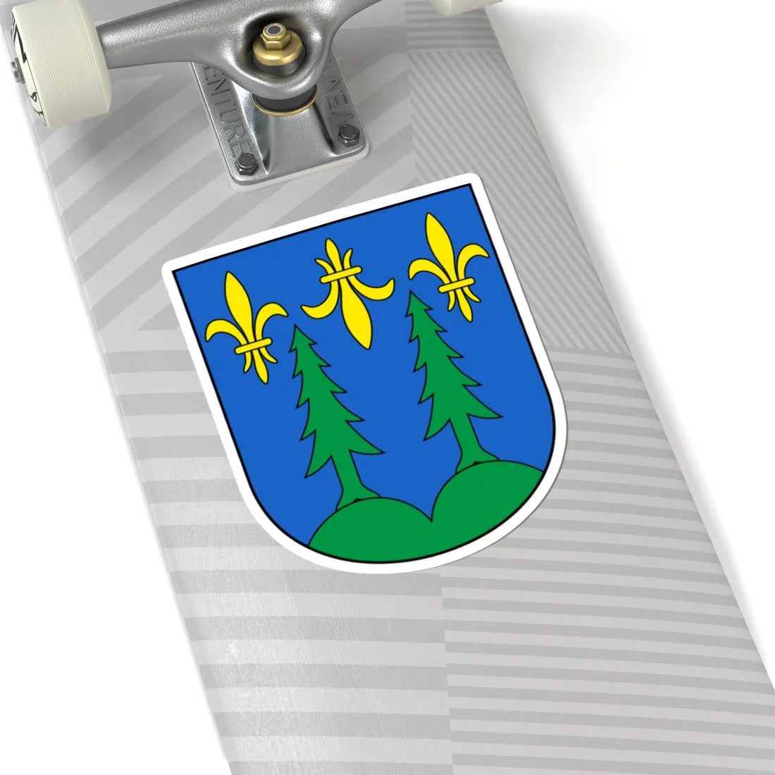 Egerkingen-blazon (Switzerland) (Coat of Arms) STICKER Vinyl Kiss-Cut Decal - The Sticker Space