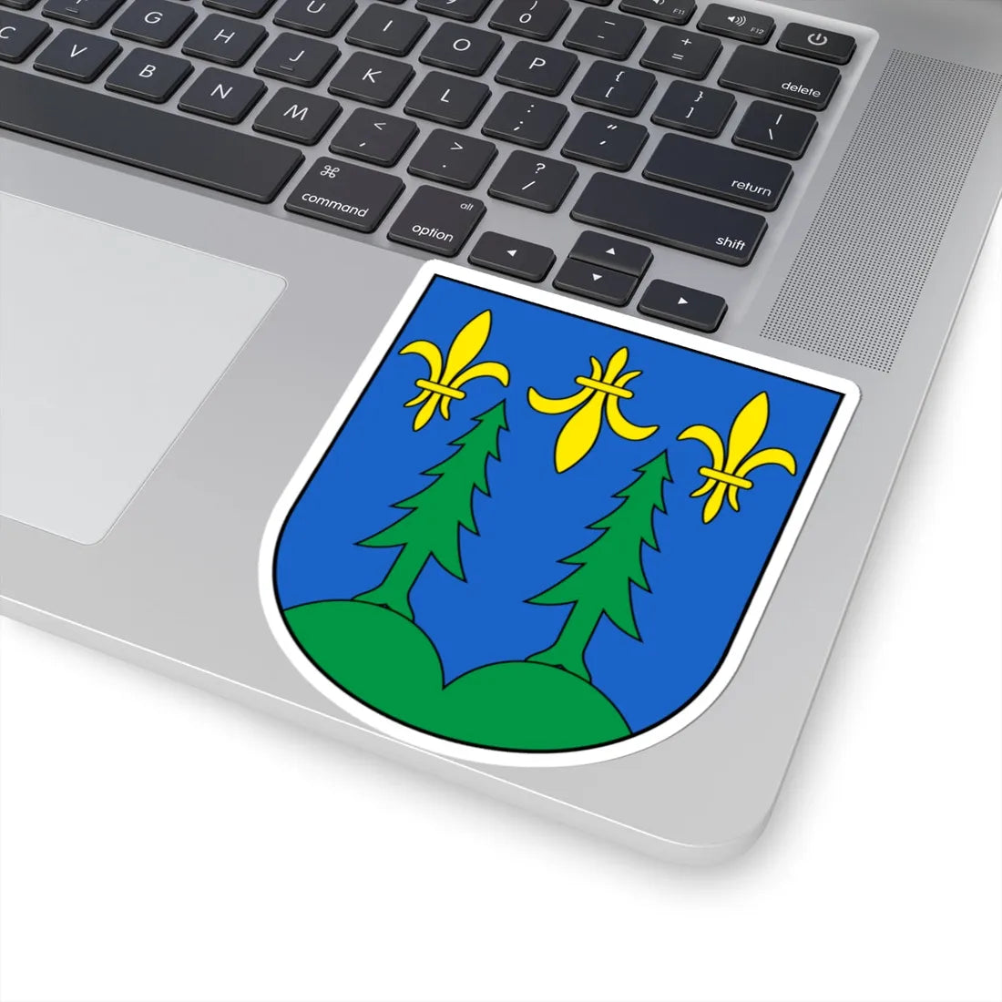 Egerkingen-blazon (Switzerland) (Coat of Arms) STICKER Vinyl Kiss-Cut Decal - The Sticker Space