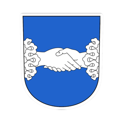Egg-blazon (Switzerland) (Coat of Arms) STICKER Vinyl Kiss-Cut Decal 2 Inch White - The Sticker Space