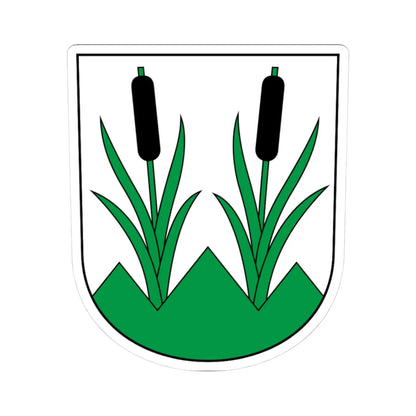 Eggersriet-blazon (Switzerland) (Coat of Arms) STICKER Vinyl Kiss-Cut Decal 3 Inch White - The Sticker Space