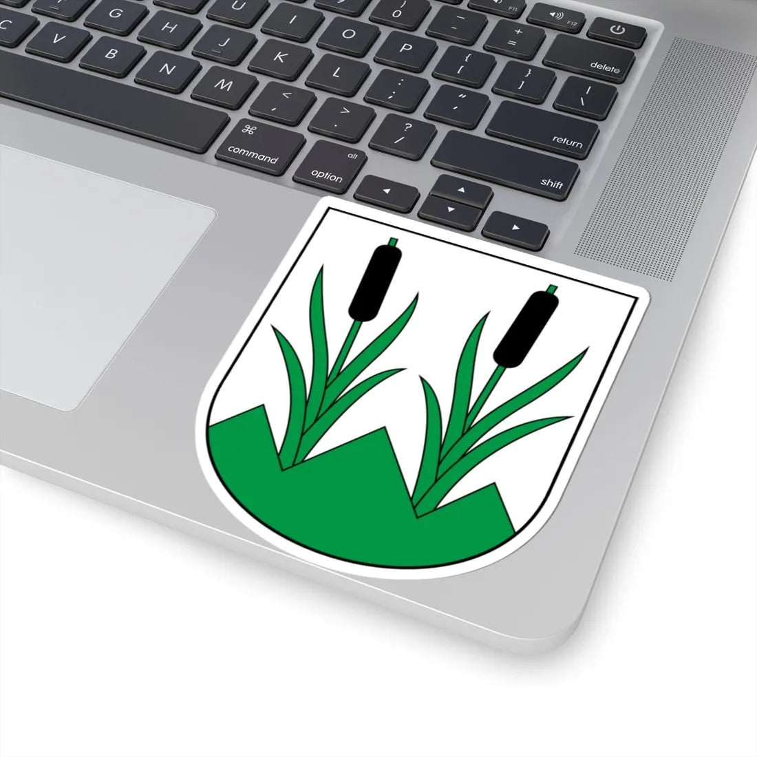 Eggersriet-blazon (Switzerland) (Coat of Arms) STICKER Vinyl Kiss-Cut Decal - The Sticker Space