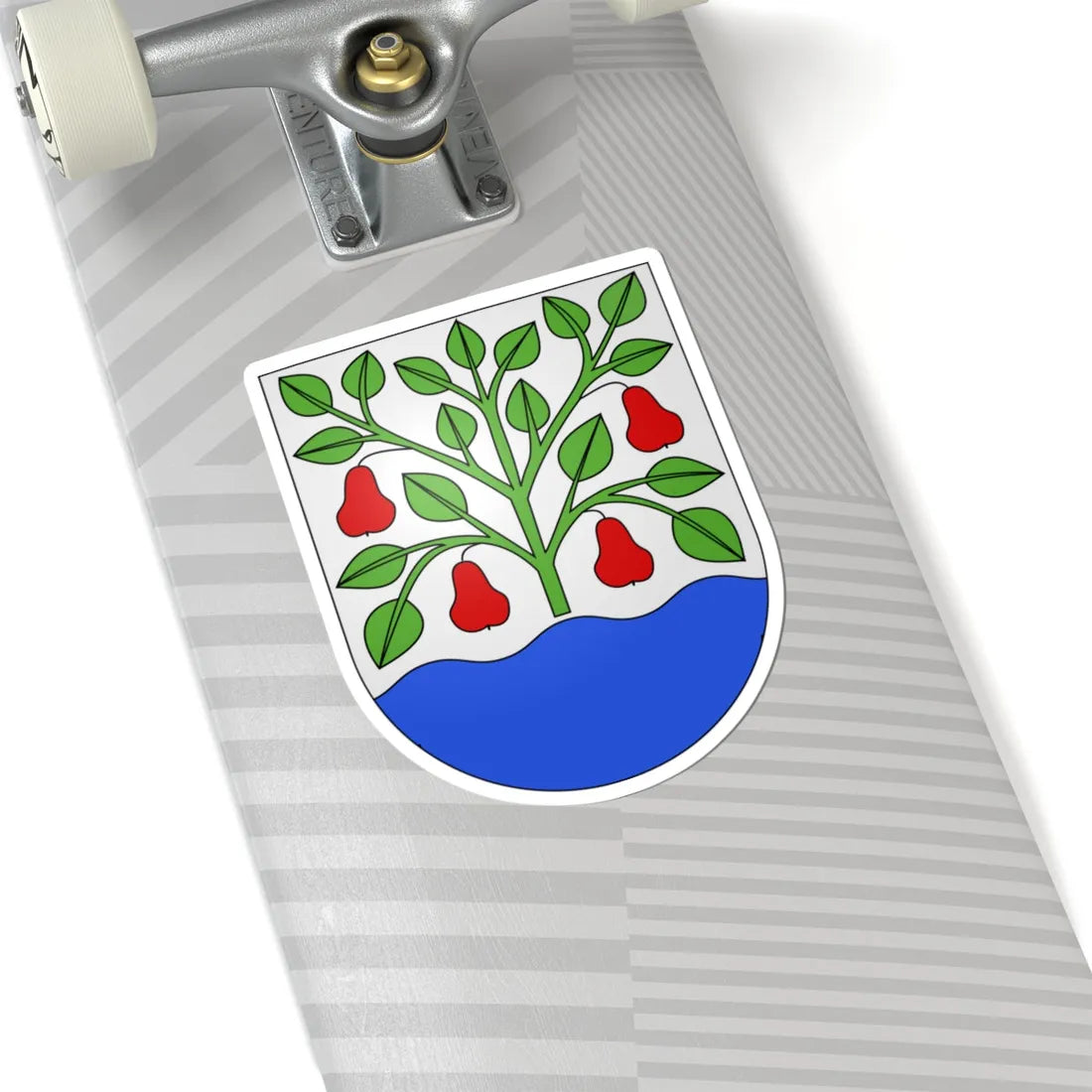 Egnach-coat of arms (Switzerland) (Coat of Arms) STICKER Vinyl Kiss-Cut Decal - The Sticker Space