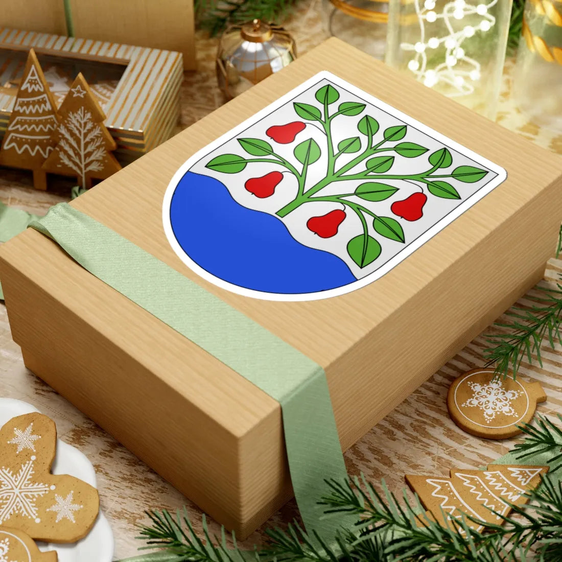 Egnach-coat of arms (Switzerland) (Coat of Arms) STICKER Vinyl Kiss-Cut Decal - The Sticker Space