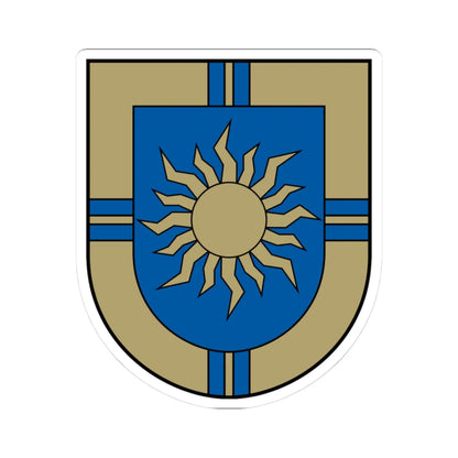 Ķeguma novads COA (Latvia) (Coat of Arms) STICKER Vinyl Kiss-Cut Decal 3 Inch White - The Sticker Space
