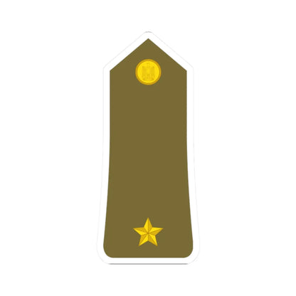 Egypt Army   OF01a (Egypt) (Military Rank) STICKER Vinyl Kiss-Cut Decal 2 Inch White - The Sticker Space