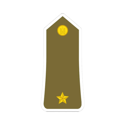 Egypt Army   OF01a (Egypt) (Military Rank) STICKER Vinyl Kiss-Cut Decal 3 Inch White - The Sticker Space