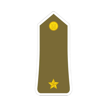 Egypt Army   OF01a (Egypt) (Military Rank) STICKER Vinyl Kiss-Cut Decal 4 Inch White - The Sticker Space