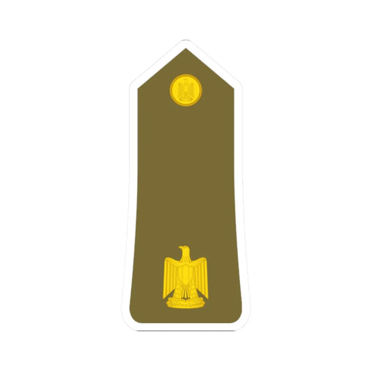 Egypt Army   OF03 (Egypt) (Military Rank) STICKER Vinyl Kiss-Cut Decal 2 Inch White - The Sticker Space