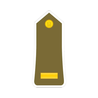 Egypt Army   OR09 (Egypt) (Military Rank) STICKER Vinyl Kiss-Cut Decal 3 Inch White - The Sticker Space