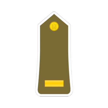 Egypt Army   OR09 (Egypt) (Military Rank) STICKER Vinyl Kiss-Cut Decal 4 Inch White - The Sticker Space