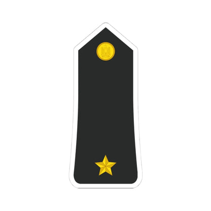 Egypt Navy   OF01a (Egypt) (Military Rank) STICKER Vinyl Kiss-Cut Decal 4 Inch White - The Sticker Space