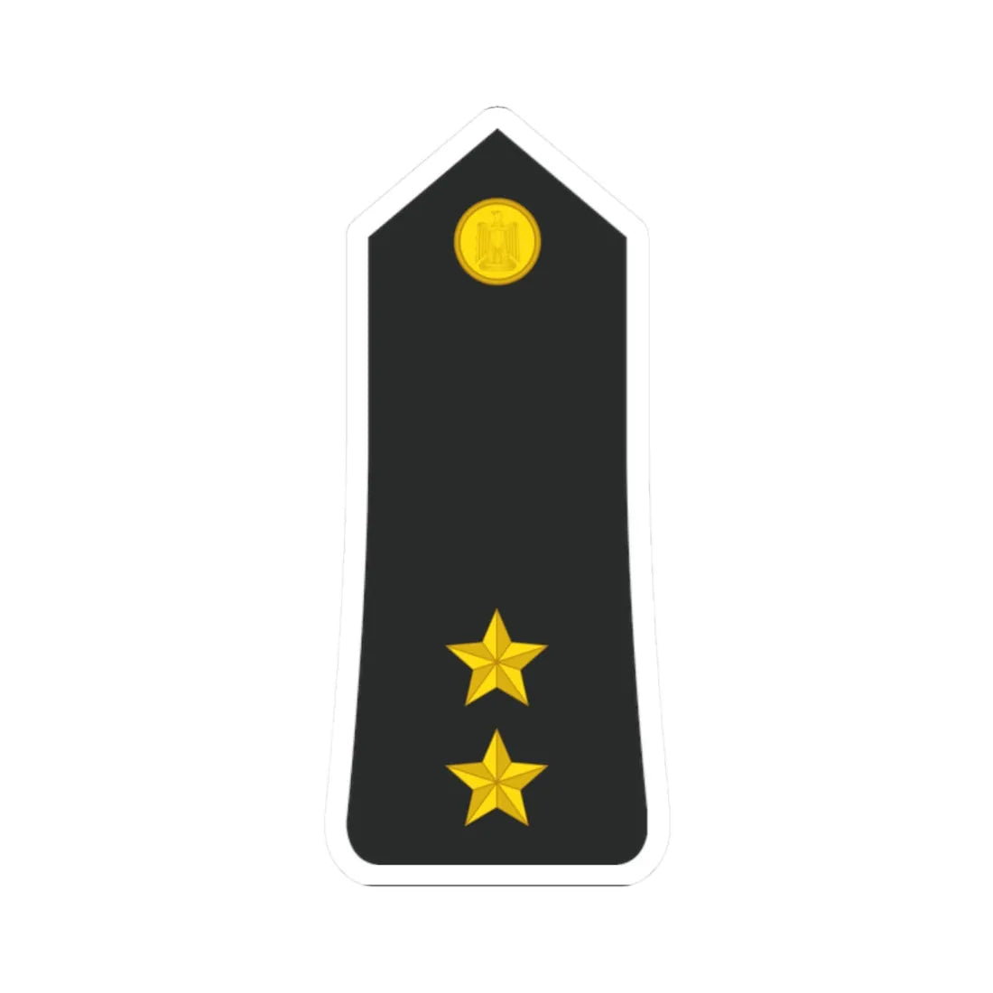 Egypt Navy   OF01b (Egypt) (Military Rank) STICKER Vinyl Kiss-Cut Decal 2 Inch White - The Sticker Space