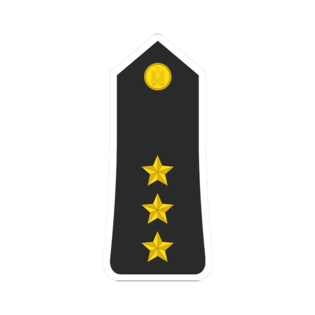 Egypt Navy   OF02 (Egypt) (Military Rank) STICKER Vinyl Kiss-Cut Decal 2 Inch White - The Sticker Space