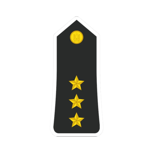 Egypt Navy   OF02 (Egypt) (Military Rank) STICKER Vinyl Kiss-Cut Decal 2 Inch White - The Sticker Space