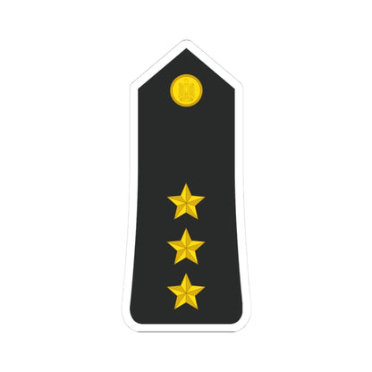 Egypt Navy   OF02 (Egypt) (Military Rank) STICKER Vinyl Kiss-Cut Decal 3 Inch White - The Sticker Space