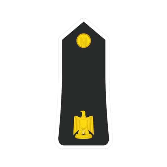 Egypt Navy   OF03 (Egypt) (Military Rank) STICKER Vinyl Kiss-Cut Decal 2 Inch White - The Sticker Space