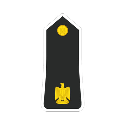 Egypt Navy   OF03 (Egypt) (Military Rank) STICKER Vinyl Kiss-Cut Decal 4 Inch White - The Sticker Space