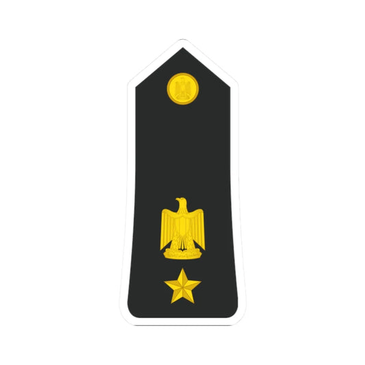 Egypt Navy   OF04 (Egypt) (Military Rank) STICKER Vinyl Kiss-Cut Decal 2 Inch White - The Sticker Space