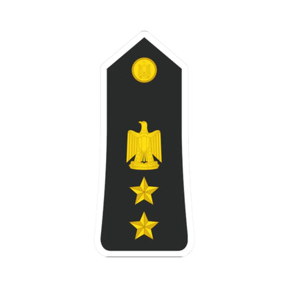 Egypt Navy   OF05 (Egypt) (Military Rank) STICKER Vinyl Kiss-Cut Decal 2 Inch White - The Sticker Space