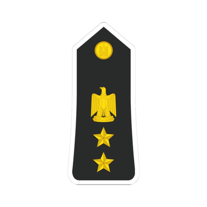 Egypt Navy   OF05 (Egypt) (Military Rank) STICKER Vinyl Kiss-Cut Decal 3 Inch White - The Sticker Space