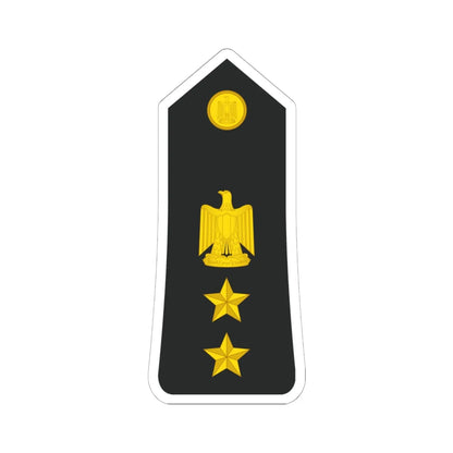 Egypt Navy   OF05 (Egypt) (Military Rank) STICKER Vinyl Kiss-Cut Decal 6 Inch White - The Sticker Space