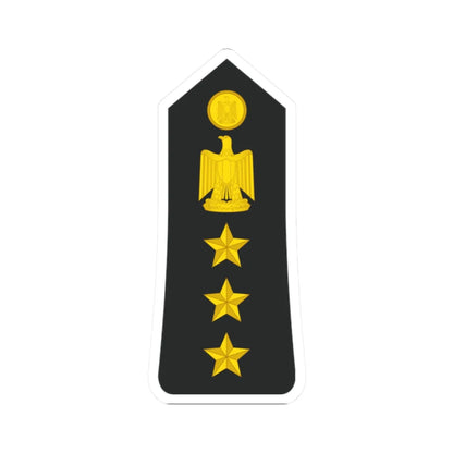 Egypt Navy   OF06 (Egypt) (Military Rank) STICKER Vinyl Kiss-Cut Decal 2 Inch White - The Sticker Space