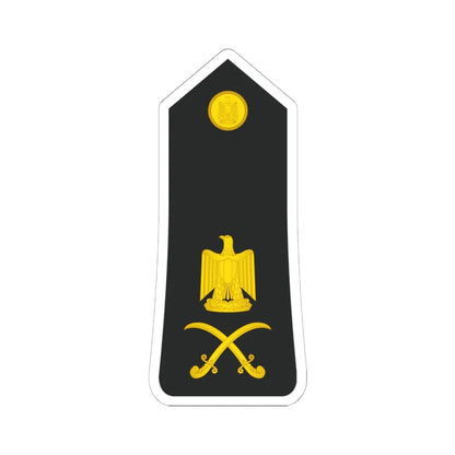 Egypt Navy   OF07 (Egypt) (Military Rank) STICKER Vinyl Kiss-Cut Decal 6 Inch White - The Sticker Space