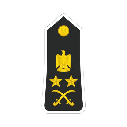 Egypt Navy   OF09 (Egypt) (Military Rank) STICKER Vinyl Kiss-Cut Decal 6 Inch White - The Sticker Space