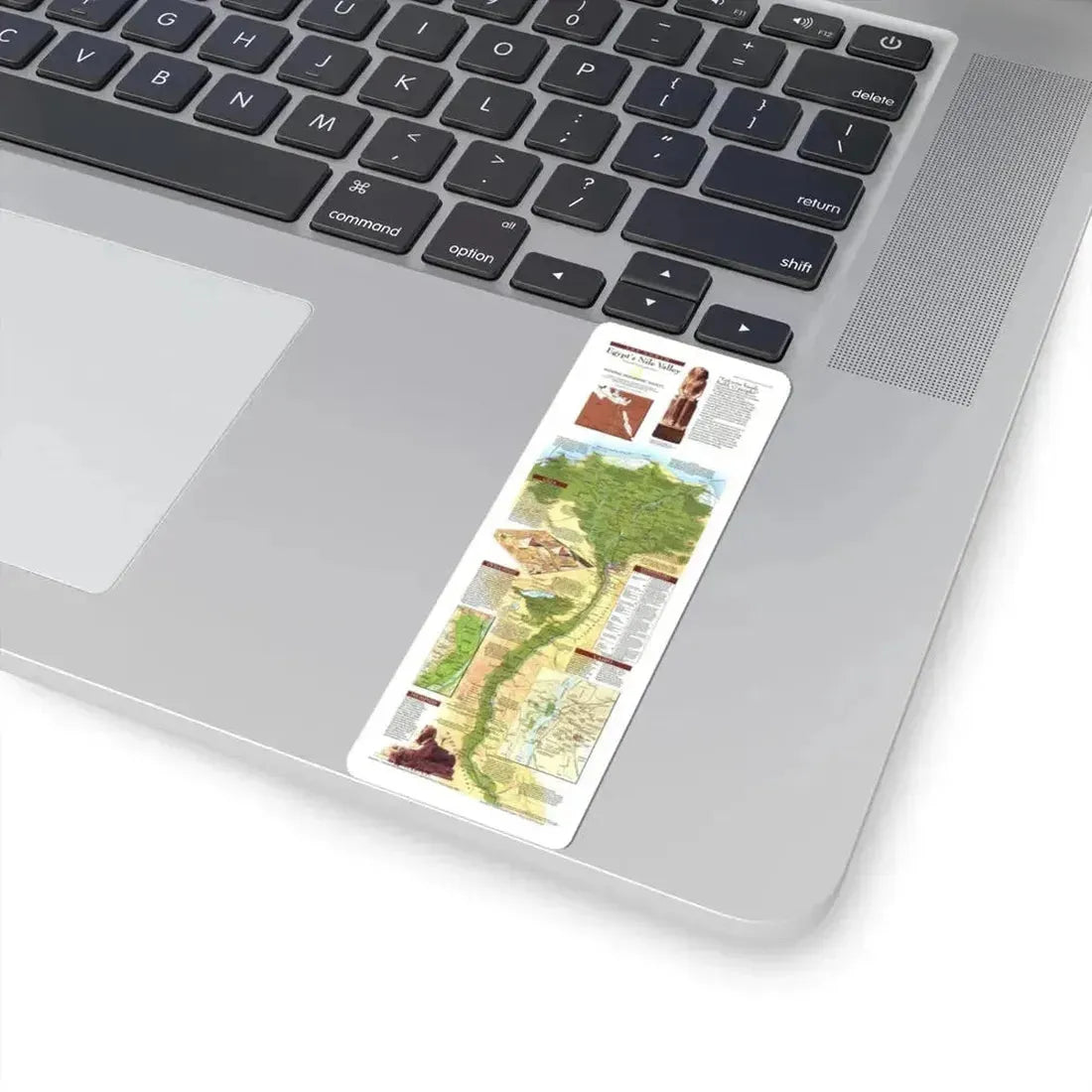 Egypt's Nile Valley- The North (1995) (Map) STICKER Vinyl Kiss-Cut Decal - The Sticker Space