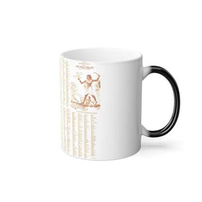 Egypt - Your Introduction to Ancient (1965) (Map) Color Changing Mug 11oz-11oz-The Sticker Space