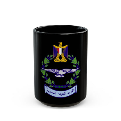 Egyptian Air Force - Black Coffee Mug-15oz-The Sticker Space