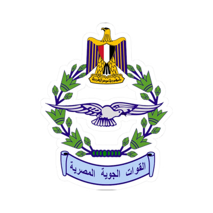 Egyptian Air Force emblem (Egypt) (Coat of Arms) STICKER Vinyl Kiss-Cut Decal 2 Inch White - The Sticker Space