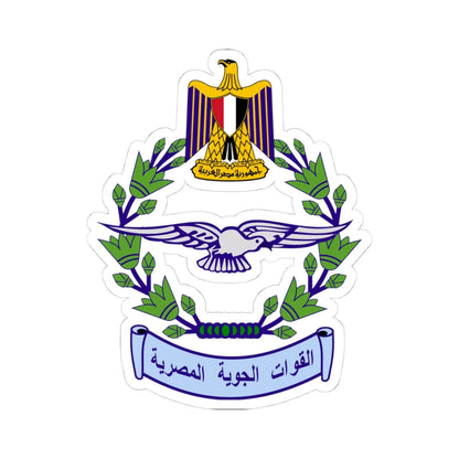 Egyptian Air Force emblem (Egypt) (Coat of Arms) STICKER Vinyl Kiss-Cut Decal 4 Inch White - The Sticker Space