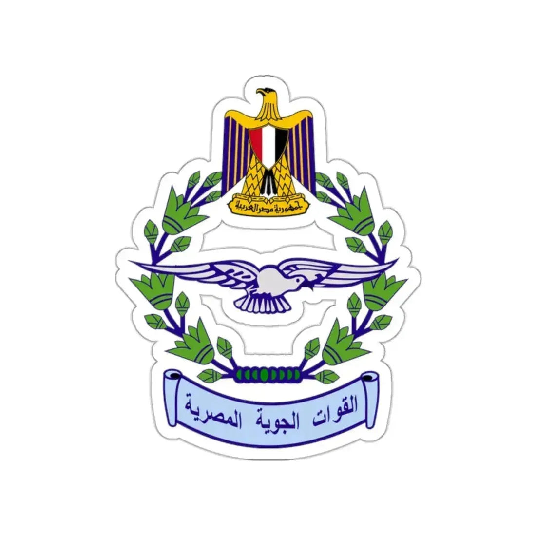 Egyptian Air Force STICKER Vinyl Die-Cut Decal 2 Inch - The Sticker Space