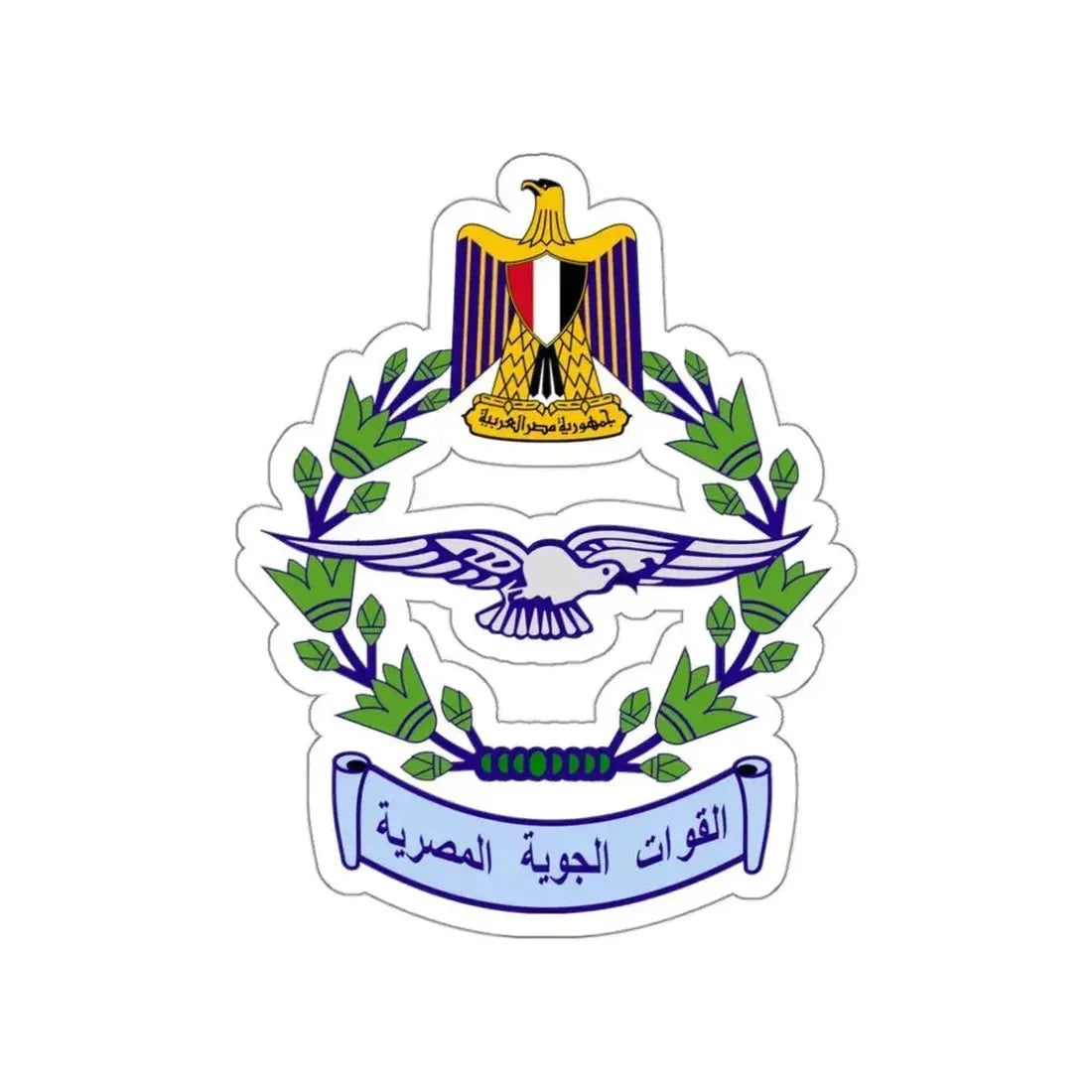 Egyptian Air Force STICKER Vinyl Die-Cut Decal 3 Inch - The Sticker Space