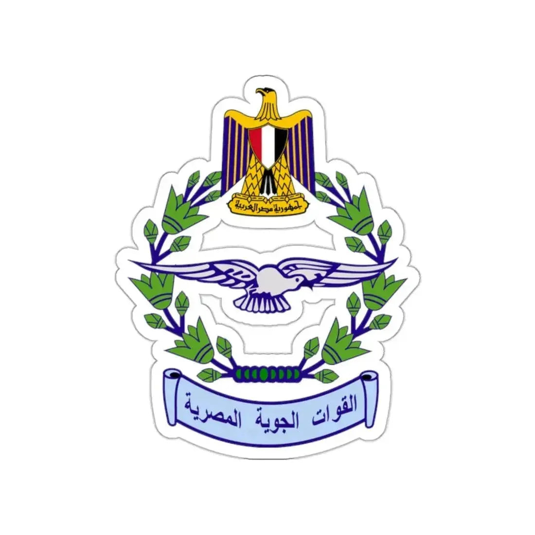 Egyptian Air Force STICKER Vinyl Die-Cut Decal - The Sticker Space