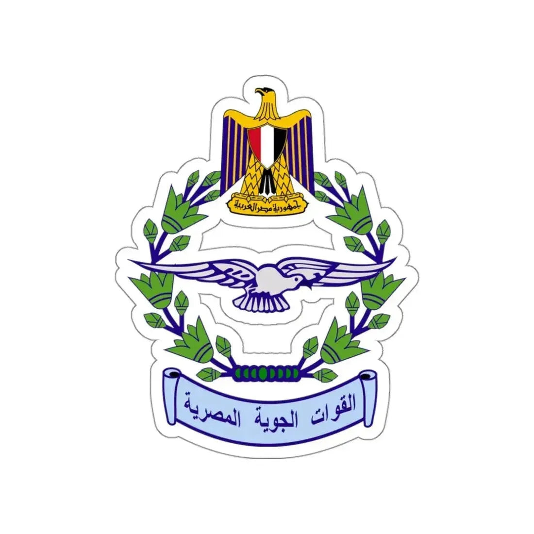 Egyptian Air Force STICKER Vinyl Die-Cut Decal - The Sticker Space