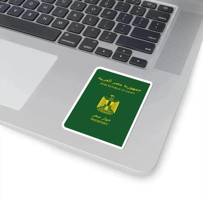 Egyptian Passport - STICKER Vinyl Kiss-Cut Decal - The Sticker Space