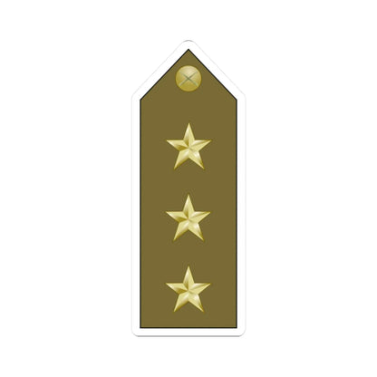 EgyptianArmyInsignia Captain (Egypt) (Military Rank) STICKER Vinyl Kiss-Cut Decal 2 Inch White - The Sticker Space