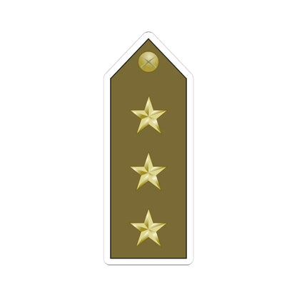 EgyptianArmyInsignia Captain (Egypt) (Military Rank) STICKER Vinyl Kiss-Cut Decal 3 Inch White - The Sticker Space