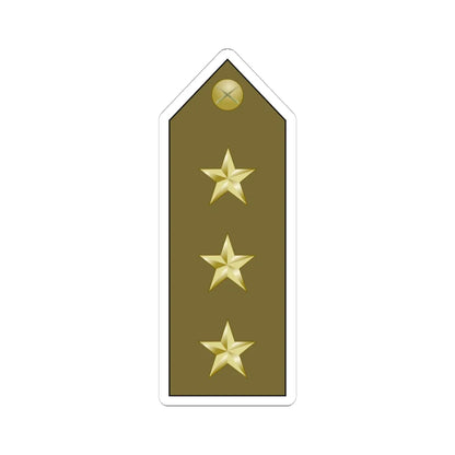 EgyptianArmyInsignia Captain (Egypt) (Military Rank) STICKER Vinyl Kiss-Cut Decal 4 Inch White - The Sticker Space