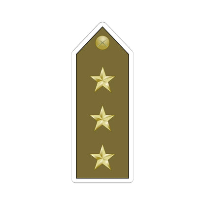 EgyptianArmyInsignia Captain (Egypt) (Military Rank) STICKER Vinyl Kiss-Cut Decal 6 Inch White - The Sticker Space