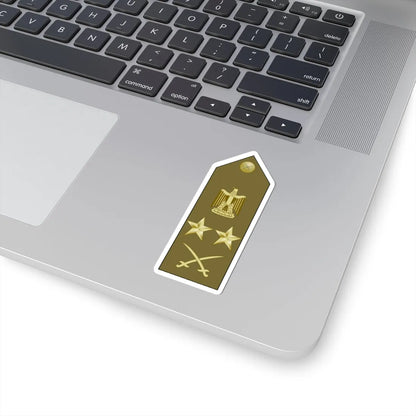 EgyptianArmyInsignia ColonelGeneral (Egypt) (Military Rank) STICKER Vinyl Kiss-Cut Decal - The Sticker Space