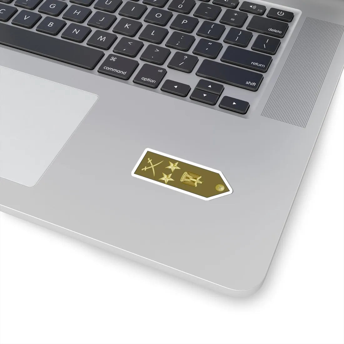 EgyptianArmyInsignia ColonelGeneral rotated (Egypt) (Military Rank) STICKER Vinyl Kiss-Cut Decal - The Sticker Space